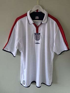 Umbro XXL England Official Team Product Vintage 2003/2005 Blokecore Jersey